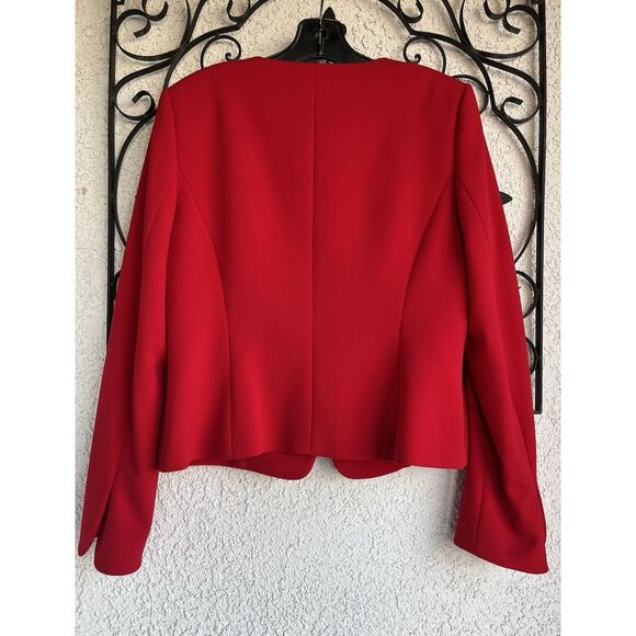 Calvin Klein Blazer - Size 10- Red/Gold Hardware - Picture 3 of 8
